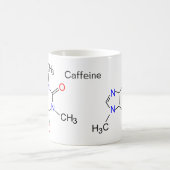 Koffeinmolekül Kaffeetasse (Mittel)