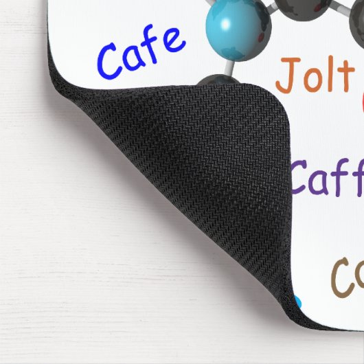 Koffeinmolekül Mousepad (Ecke)