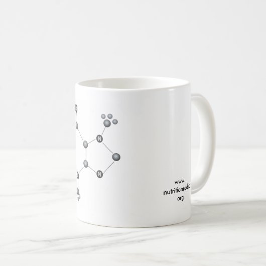 Koffeinmolekül, www.nutritionradio.org kaffeetasse (VorderseiteRechts)