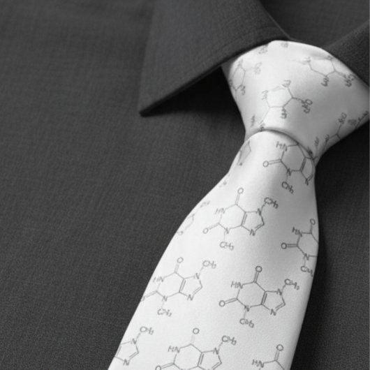 Koffeinmolekularbiologie Krawatte