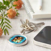 Koffeinsüchtige Thunder_Cove Schlüsselanhänger (Seite)