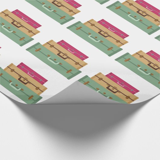 Koffer Geschenkpapier (Ecke)