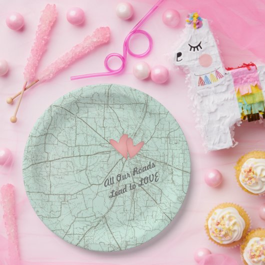 Koffer-PapierTeller Pappteller (Party)