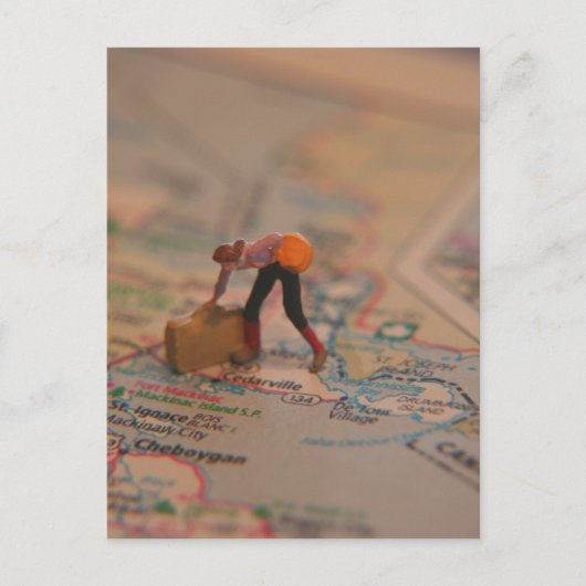 Koffer Postkarte (Vorderseite)