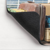 Koffer - Reise - Uni - Gepäck Mousepad (Ecke)