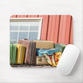 Koffer - Reise - Uni - Gepäck Mousepad (Mit Mouse)