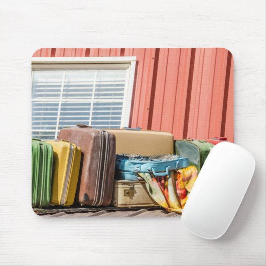 Koffer - Reise - Uni - Gepäck Mousepad (Mit Mouse)
