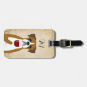 Kofferanhänger für Boxer Hunde (Vorderseite horizontal)