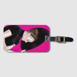 Kofferanhänger. Pink Cherry Pie. Gepäckanhänger