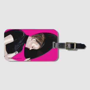 Kofferanhänger. Pink Cherry Pie. Gepäckanhänger