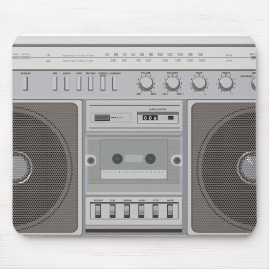 Kofferradio Mousepad (Vorne)
