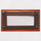 Kofferraummarke Holz Etiketten (Design 2)