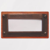 Kofferraummarke Holz Etiketten (Design 1)