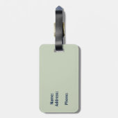 Kofferraummarke Wood Colorado Gepäckanhänger (Rückseite vertikal)