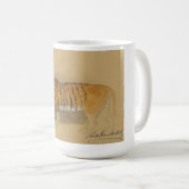 Koffiemok "Wandelende tijger" van Raden Saleh® Kaffeetasse (VorderseiteRechts)