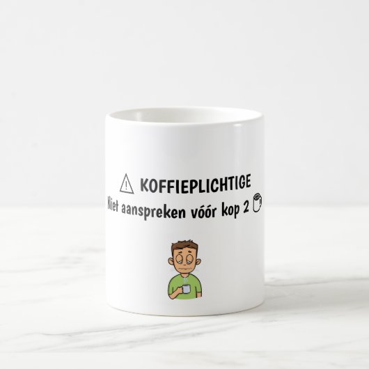 "Koffieplichtige” Mok - leuk Cadeau voor Collega Kaffeetasse (Mittel)