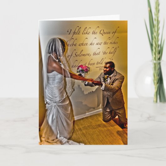 Kofi und Nicole Vielen Dank an Ihre Karten (Vorderseite)