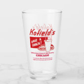 Kofield's Restaurant, Chicago Glas (Rückseite)