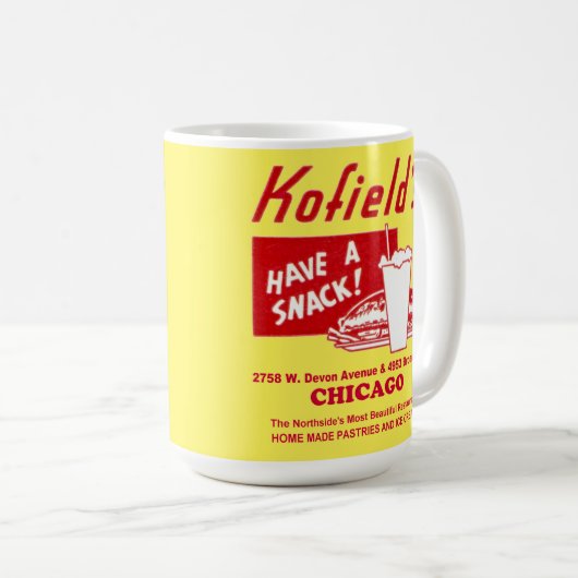 Kofield's Restaurant, Chicago Kaffeetasse (VorderseiteRechts)