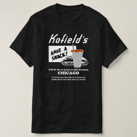 Kofield's Restaurant, Chicago T-Shirt (Design vorne)
