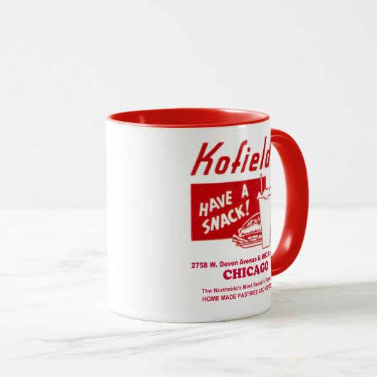Kofield's Restaurant, Chicago Tasse (VorderseiteRechts)