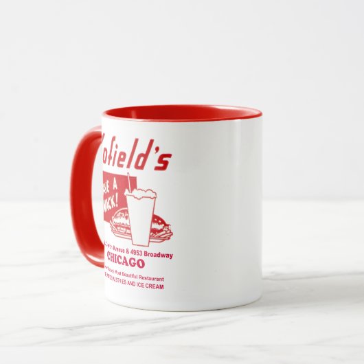Kofield's Restaurant, Chicago Tasse (Vorderseite Links)