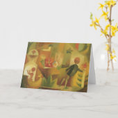 Koga Harue Der Mond und Blume Karte (Gelbe Blume)