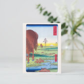 Kogane Schlicht in der Provinz Shimō sa | Hiroshi Postkarte (Stehend Vorderseite)