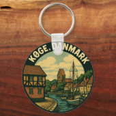 Køge Dänemark Altstadt Schlüsselanhänger (Rückseite)