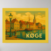 Køge Denmark Old Town Poster (Vorne)