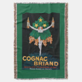 Kognak Briand förderndes Plakat Decke (Vorderseite Vertikal)
