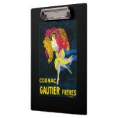 Kognak Gautier förderndes PosterFrance Klemmbrett (Links)