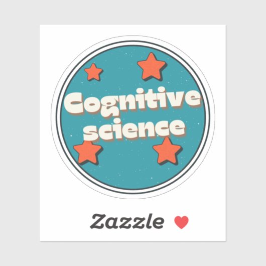 Kognitionswissenschaft Aufkleber (Blatt)
