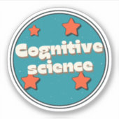 Kognitionswissenschaft Aufkleber (Vorderseite)