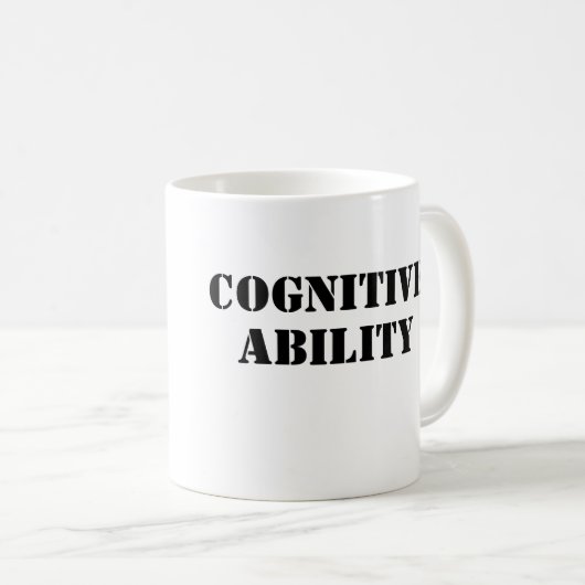 Kognitive Fähigkeit Kaffeetasse (VorderseiteRechts)