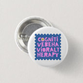 Kognitive Verhaltenstherapie Button (Vorne & Hinten)