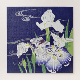 Kogyo Tsukioka Irises, japanische Blume Art Puzzle