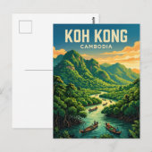 Koh Kong Kambodscha Postkarte (Vorne/Hinten)