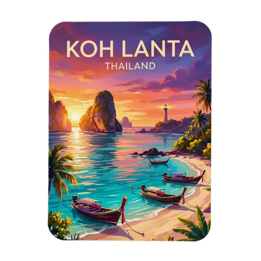 Koh Lanta Thailand Magnet (Vertikal)