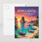 Koh Lanta Thailand Postkarte (Vorne/Hinten)