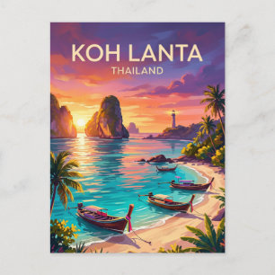 Koh Lanta Thailand Postkarte