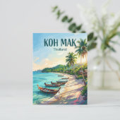 Koh Mak Thailand Postkarte (Stehend Vorderseite)