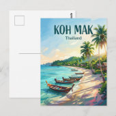 Koh Mak Thailand Postkarte (Vorne/Hinten)