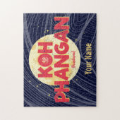 Koh Phangan auf der Vintagen Insel Thailand Puzzle (Vertikal)