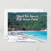 Koh Phangan Island Thailand Postkarte (Vorne/Hinten)