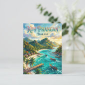 Koh Phangan Thailand Postkarte (Stehend Vorderseite)
