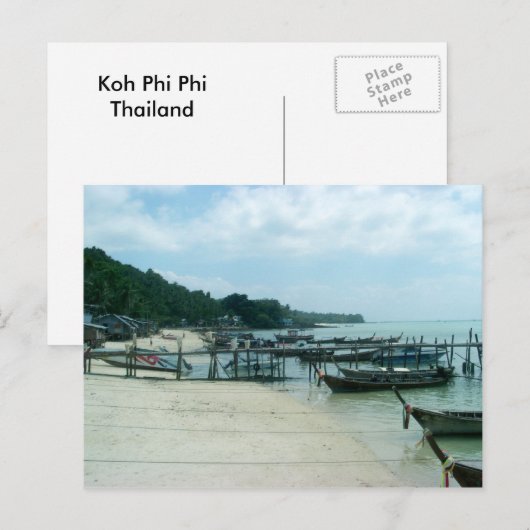 Koh Phi Phi Postkarte (Vorne/Hinten)