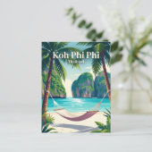 Koh Phi Phi Thailand Postkarte (Stehend Vorderseite)