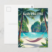 Koh Phi Phi Thailand Postkarte (Vorne/Hinten)