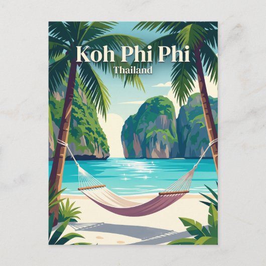 Koh Phi Phi Thailand Postkarte (Vorderseite)